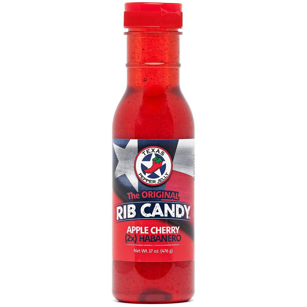 Rib Candy - Apple Cherry 2X Habanero Net Wt. 17 oz (476 g) Bottle