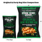 Pork King Good Onion & Sour Cream Pork Rinds 7 OZ FAMILY SIZE (Chicharrones - Keto Snacks)