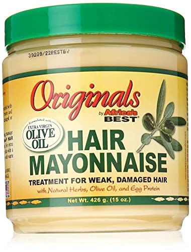 Africas Best Orig Hair Mayonnaise 15 Ounce Jar (443Ml)