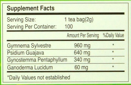 Shigu Mountain Gymnema Tea - 100 Count - White Herbal Tea