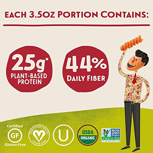 Tolerant Organic Pasta - Red Lentil Rotini - Case Of 6 - 8 Oz(D0102Hxxjgy.)