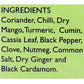 Everest Subji Masala, 50 Gram - Black Pepper,Cardamom,Cumin,Ginger,Nutmeg,Turmeric, Powder