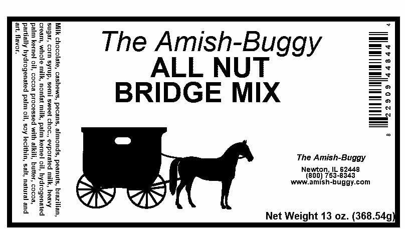 Premium Chocolate Candy 2-13 Oz. Bags (Milk And Dark Chocolate All Nut Bridge Mix)