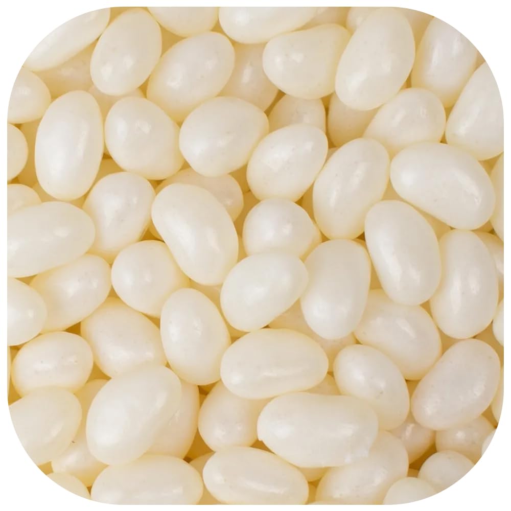 270 Pcs White Candy Jelly Beans - Mixed Fruit (12oz, approximately 270 Pcs)