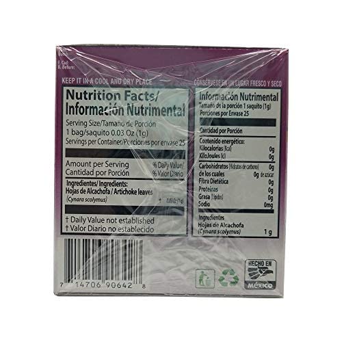 Herbacil Atichoke Tea 25 Ct