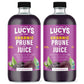 Lucy's Family Owned - AMERICAN PRUNES Organic 99% Pure Prune Juice, 34 oz. Glass Bottle (Pack of 2)