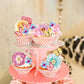 102Pcs Edible Flowers And Butterfly Cake Topper Cupcake Wafer Paper Wedding Themed Party Kids Wedding Girl Women Party Birthday