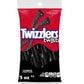 Tundras Twizzler Black Licorice Twists Chewy Candy, 5 oz Bag, Pack of 4, Soft Original Flavor