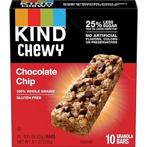 KIND Kids Granola Chewy Bar, Chocolate Chip, 10 Count (Pack of 2)