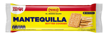 Pozuelo Mantequilla Butter Cookies | Made With Real Butter | Great With Coffee | 11.0 Oz (Pack Of 3)
