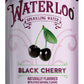 Waterloo Sparkling Water, Black Cherry Naturally Flavored, 12 Fl Oz Cans (Pack Of 12) - Zero Calories And Zero Sugar Or Sweetene