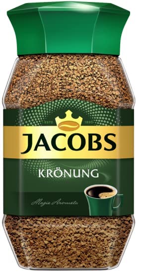 Jacobs Kronung Instant Coffee 200 Gram / 7.05 Ounce (Pack Of 2)