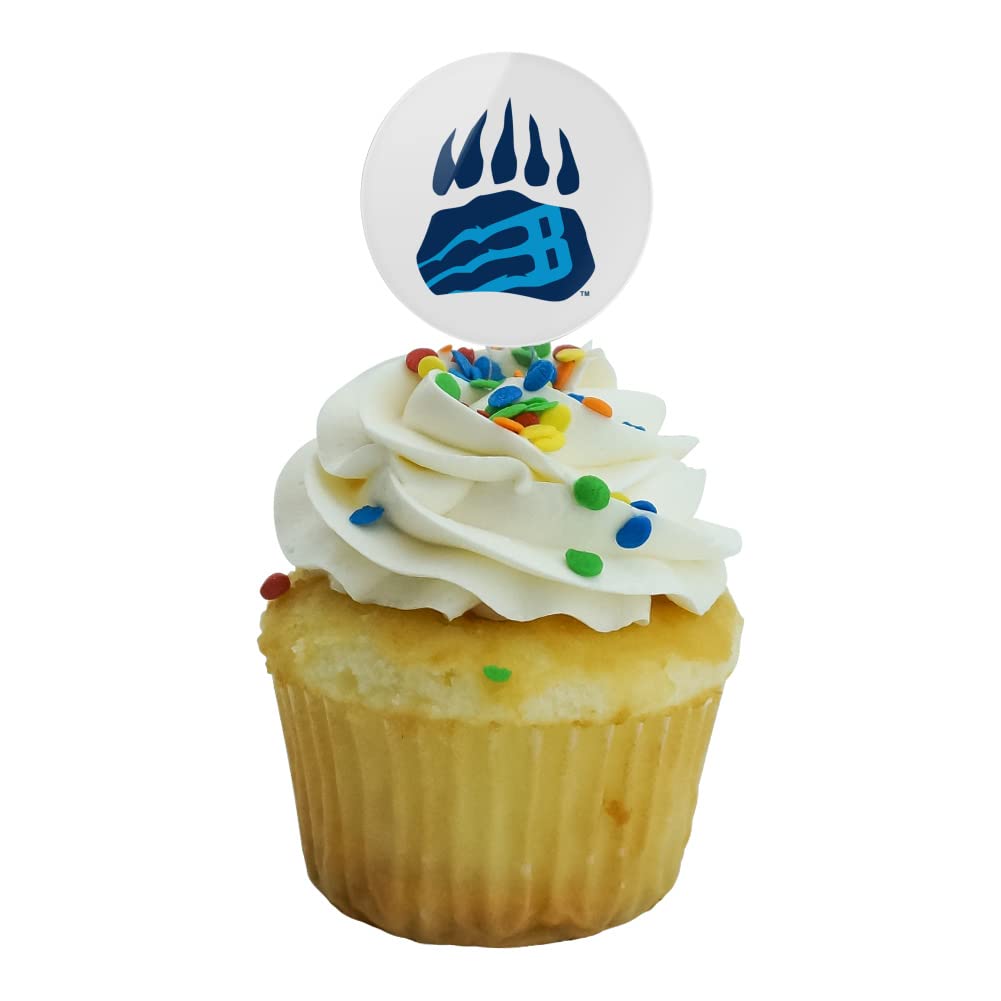Bob Jones University Secondary Logo Cupcake Picks Toppers Decoration Set Of 6