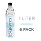 Icelandic Glacial Natural Spring Alkaline Water, 1 Litre, Pack of 6, Clear, Model 00211302