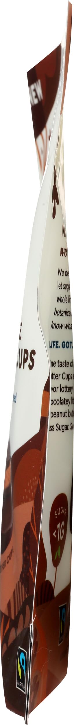Lilys Sweets Dark Chocolate Peanut Butter Cups 3.2 Ounce Pouch
