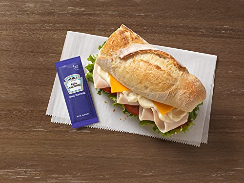 Heinz Mayonnaise Single Serve Packages, 0.42 Oz, Pack of 200