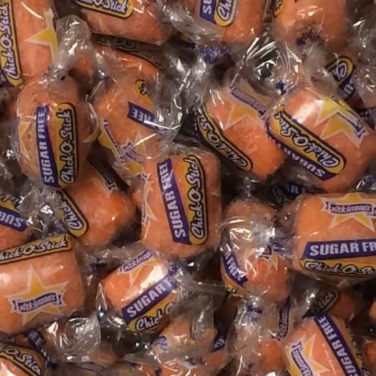 SweetGlob Individually Wrapped Original Crunchy Peanut Butter Candy (Sugar Free Chick O Sticks, 1 Pound)