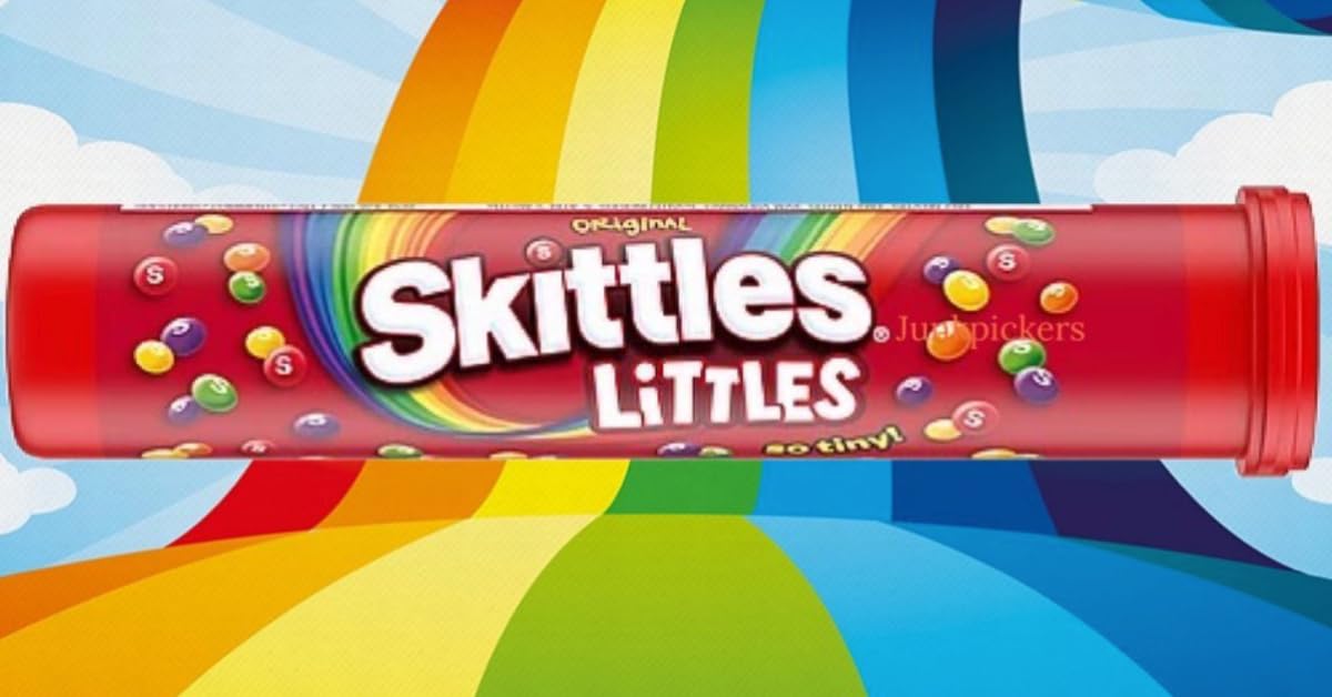Classic Full Size Candy & Candy Bar Gift Packs By Lyza'S Sweets & Treats (Pack Of 4, Skittles Littles)
