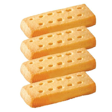 Campbells Shortbread Pure Butter Shortbread Cookies - Tartan Stag Carton, 5.3 Oz (150g), All-Butter Fingers, British Tea Biscuits