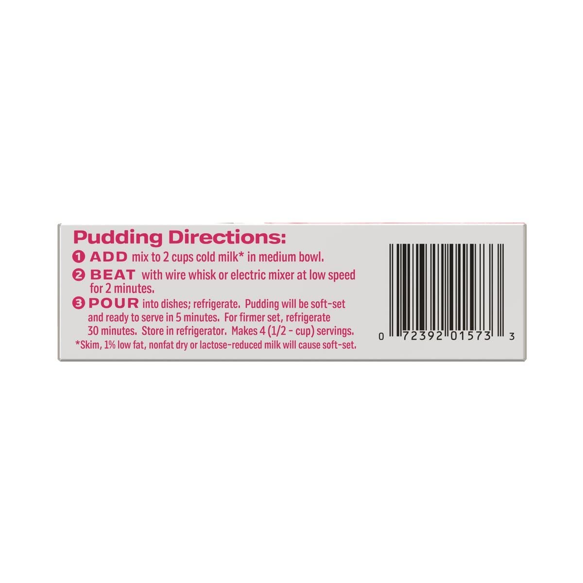 Sonic Instant Pudding, Strawberry Shake, 3.03 Oz (Pack Of 3)