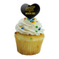 GRAPHICS & MORE Cupcake Picks Set of 6, Acrylic, Wichita State University, Heart Decoration, Model CUPCAKE.HEART.CLCWSU.Z007503