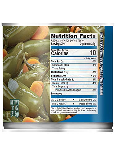 San Marcos Whole Jalapeno, 11 Oz (Pack Of 12)