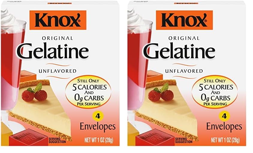 Knox Unflavored Gelatin (4 Envelopes) (Pack Of 2)