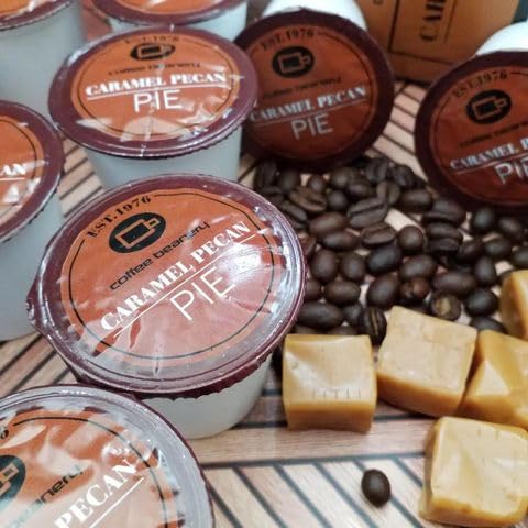 Coffee Beanery Caramel Pecan Pie Coffee Pods - 12ct Medium Roast Arabica Coffee