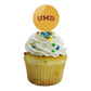 GRAPHICS & MORE UMD Secondary Logo Cupcake Picks Set of 6 | Acrylic | One Size | University of Minnesota Duluth