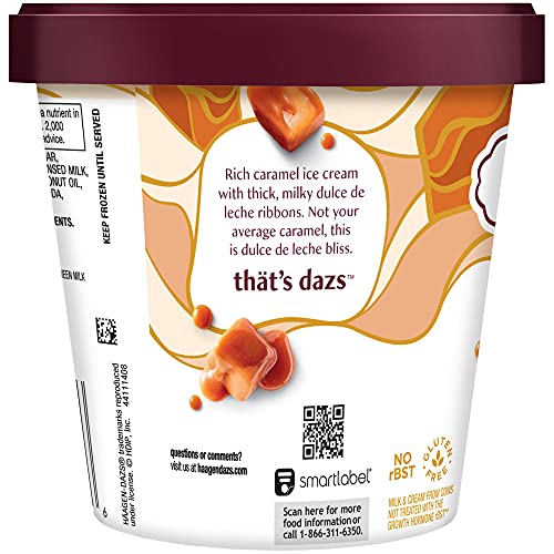 Haagen-Dazs, Dulce De Leche Ice Cream, 14 oz (Frozen)