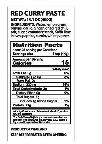 Taste of Asia Kosher Red Curry Paste, 400g