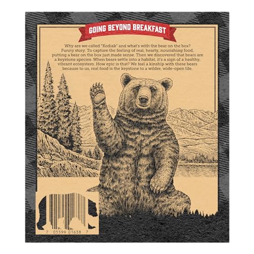 Kodiak Cakes Chewy Granola Snack Bars, Double Dark Chocolate, High Protein, 12 Pack (60 Bars Total)