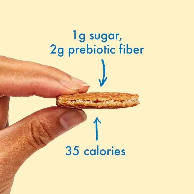 Rip Van Wafels Dutch Caramel Mini Stroopwafels, Low Carb Snacks, Non GMO Snack, Keto Friendly, Office Snacks, Low Calorie Snack,