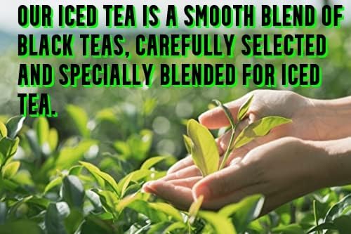 Unsweetened Black Iced Tea, Real Brewed, Caffeinated, All Natural, No Artificial Flavors Or Colors By Southern Sweet Tea Company