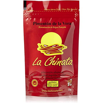 La Chinata Bitter Sweet Smoked Paprika Powder, 150g (5.29oz) Zip Bag