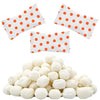 Fruidles Big Dots Buttermint Candy, Mint Candies, After Dinner Mints, Fat-Free, Kosher Certified, Individually Wrapped (Orange, 55 Pieces)