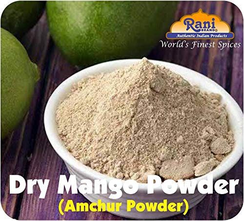 Rani Amchur (Mango) Ground Powder Spice 16oz (1lb) 454g PET Jar ~ All Natural, Indian Origin | No Color | Gluten Friendly | Vega