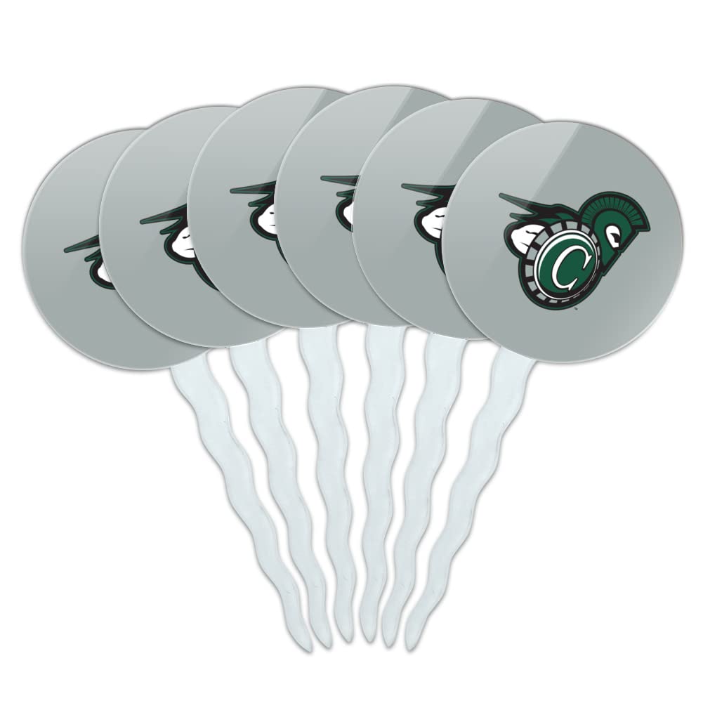 Castleton University Secondary Logo Cupcake Picks Toppers Decoration Set of 6