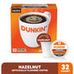 Dunkin Hazelnut Flavored Coffee, 32 Keurig K-Cup Pods