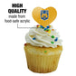 GRAPHICS & MORE Cupcake Picks Set of 6, Acrylic, University of California, Riverside, Heart Love Design, One Size