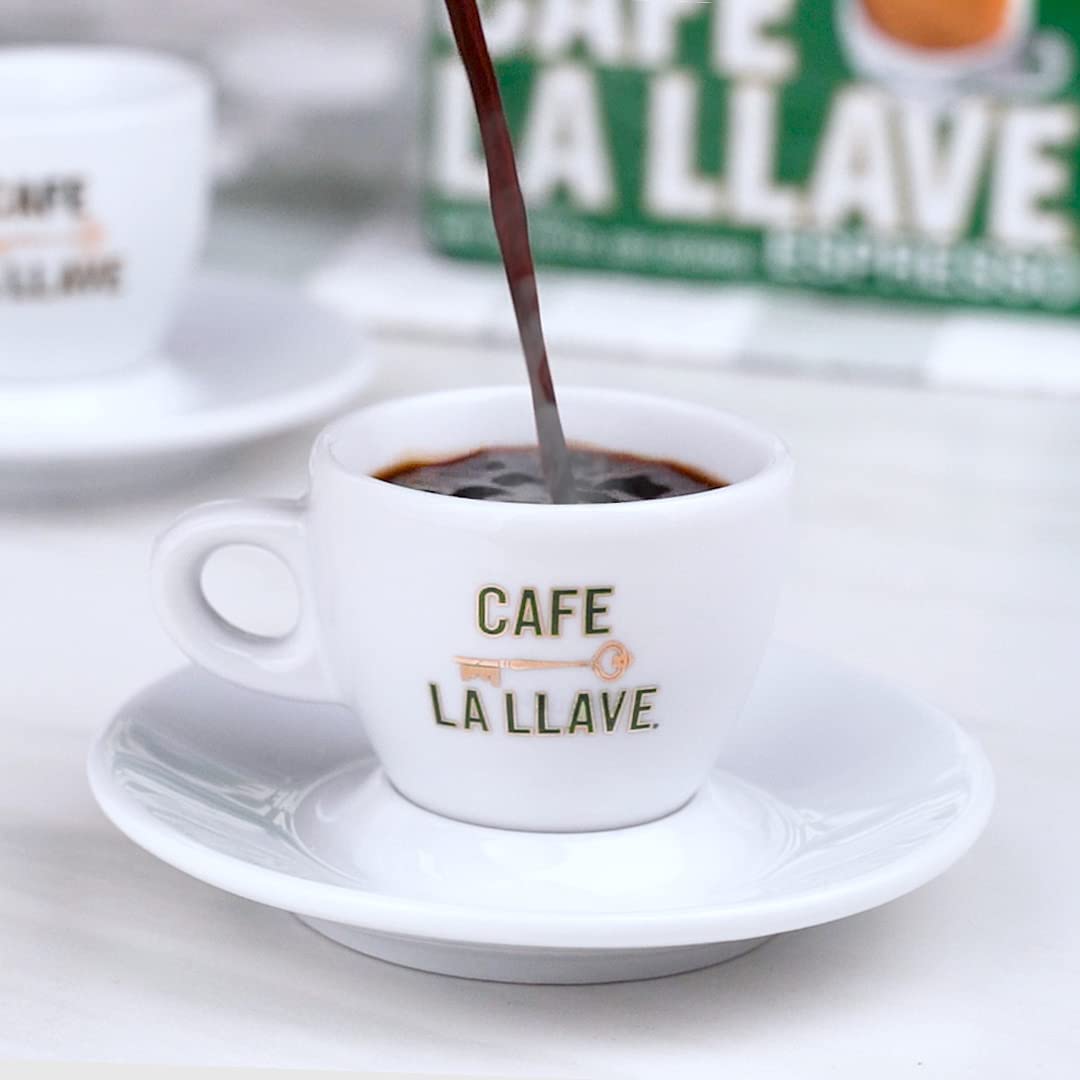 Cafe La Llave Espresso Dark Roast Coffee Bricks (7 X 10 Oz) Cafe Gavina Espresso Brick Bonus (1 X 10 Oz)