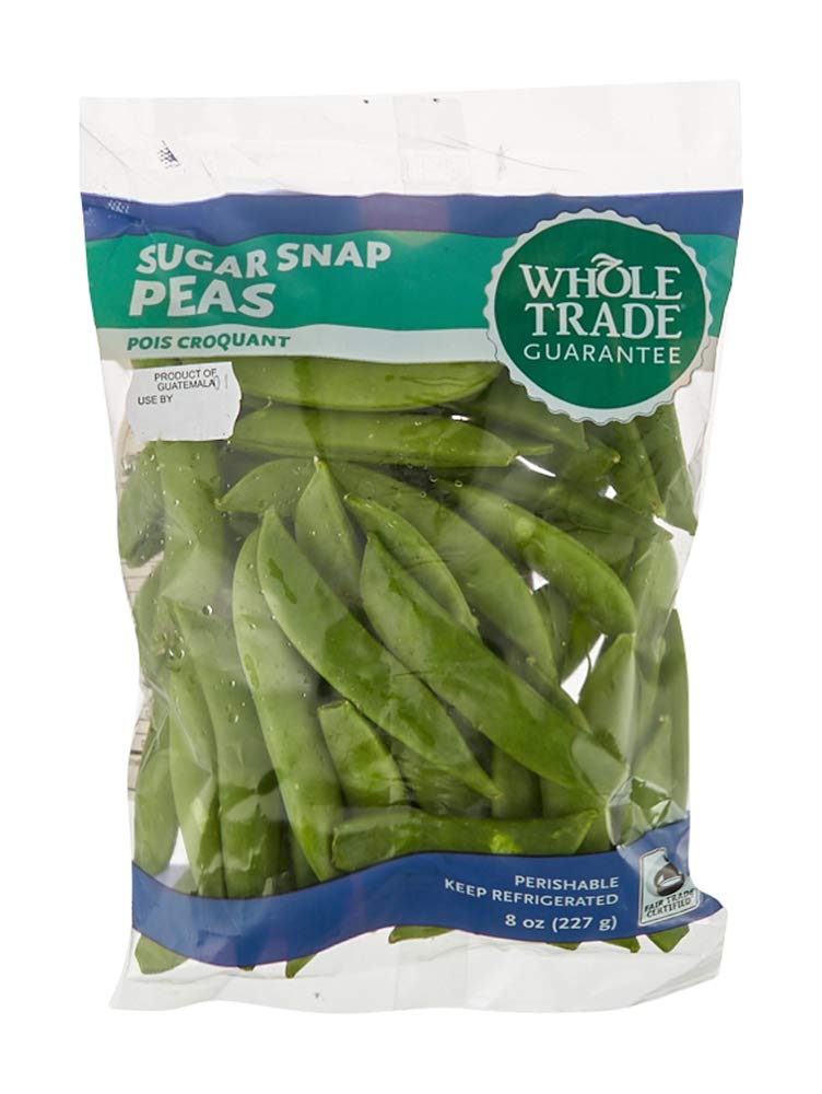 Sugar Snap Peas Conventional Sourced For Good, 8 Ounce Bag