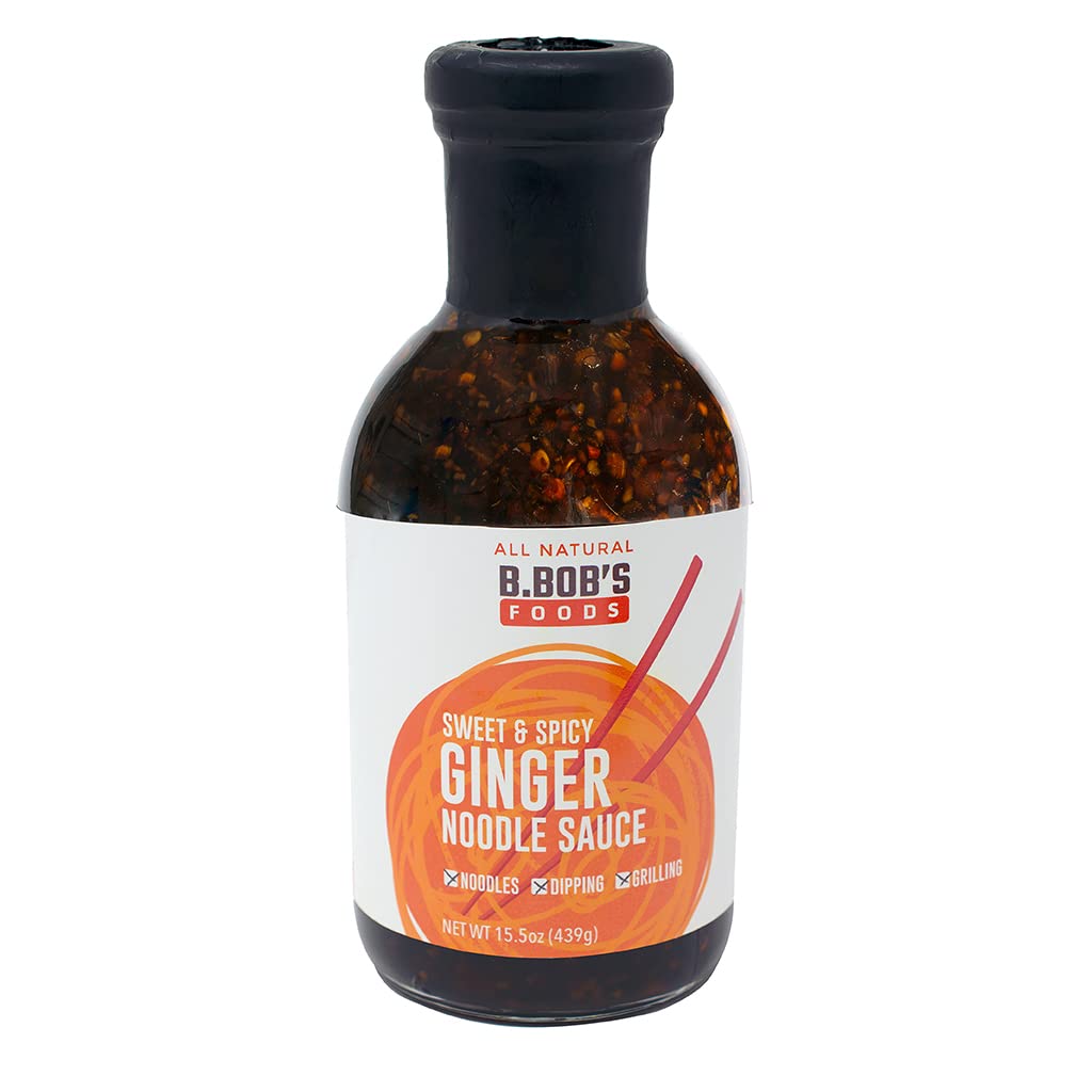 B.Bob's Sweet & Spicy Ginger Noodle Sauce (1Pack)