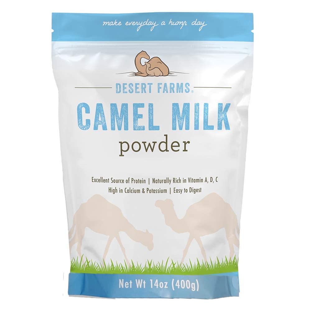 Desert Farms Organic Whole Camel Milk Powder, Non-GMO, Allergen Free, 400 Grams
