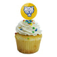 Fort Valley State University Secondary Logo Cupcake Picks Toppers Decoration Set Of 6