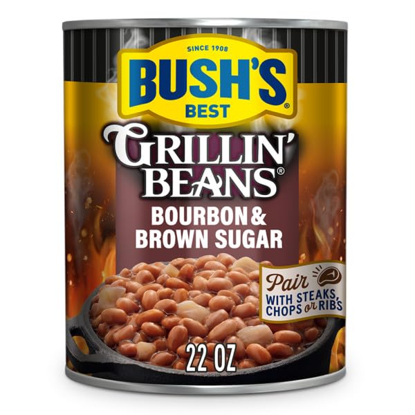Bushs Best Baked Beans Variety Pack - Grillin’ Beans Pitmaster, 15 Ounce, 8-Pack