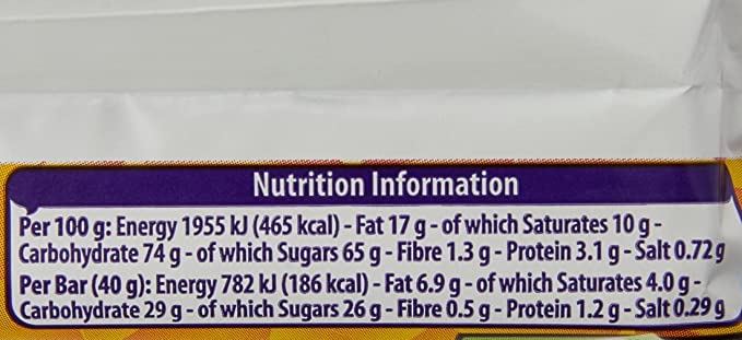Cadbury Crunchie 8 Bars Of 40G
