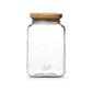 Ball Stack & Store Glass Mason Jars with Wooden Lid, Used for Pantry, Cookies, Flour, Cereal, Rice, Sugar, Tea, Coffee Beans, Sp