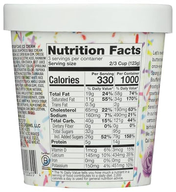 JENIS SPLENDID ICE CREAMS Buttercream Birthday Cake Ice Cream, 1 PT