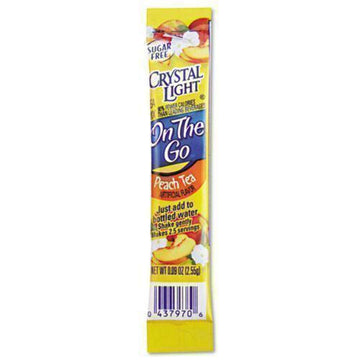 Crystal Light 79700 Flavored Drink Mix, Peach Tea, 30 .09oz Packets/Box